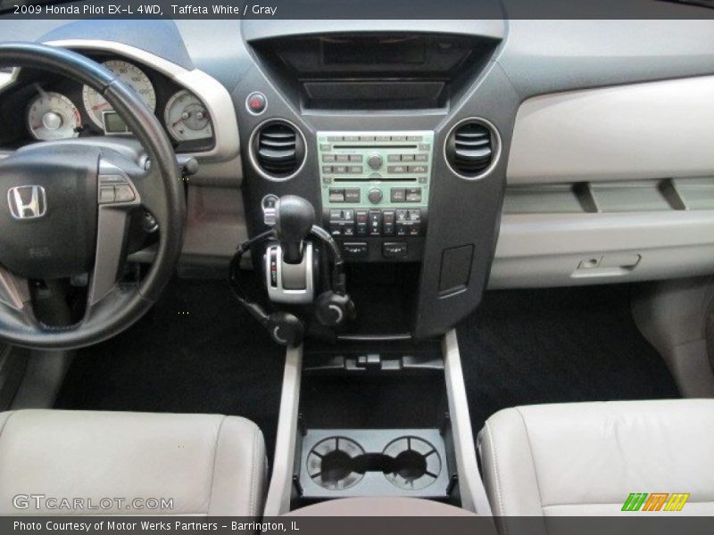 Taffeta White / Gray 2009 Honda Pilot EX-L 4WD