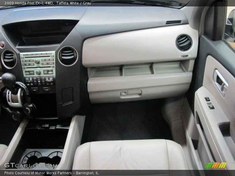 Taffeta White / Gray 2009 Honda Pilot EX-L 4WD