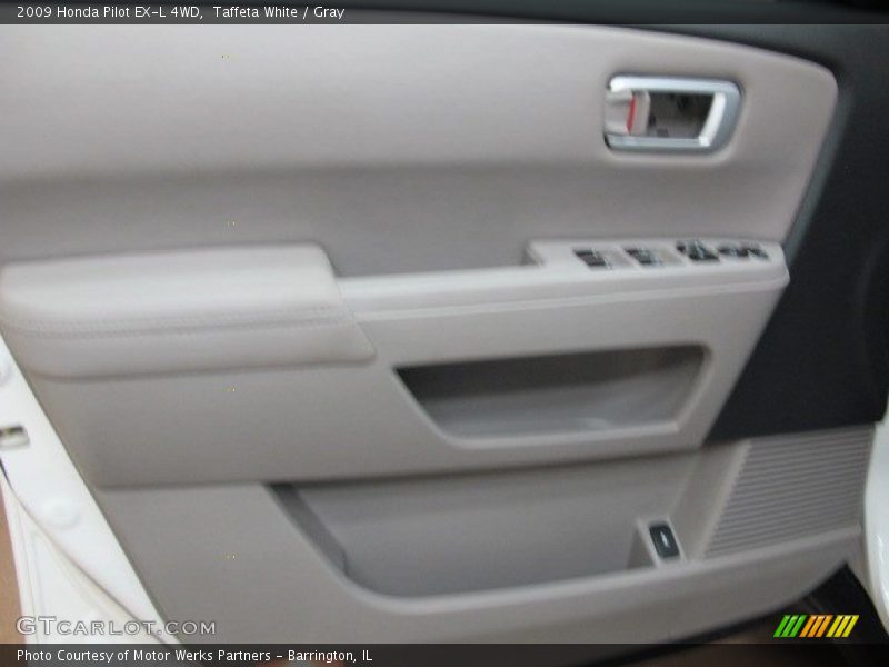 Taffeta White / Gray 2009 Honda Pilot EX-L 4WD