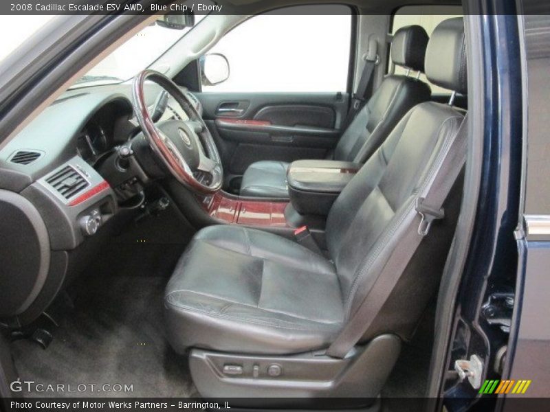 Blue Chip / Ebony 2008 Cadillac Escalade ESV AWD
