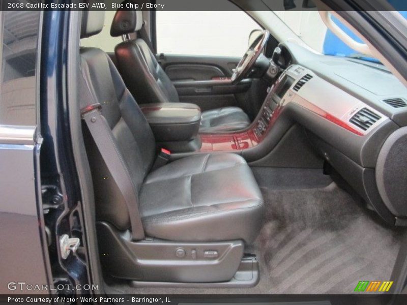 Blue Chip / Ebony 2008 Cadillac Escalade ESV AWD