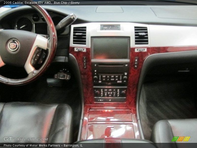 Blue Chip / Ebony 2008 Cadillac Escalade ESV AWD