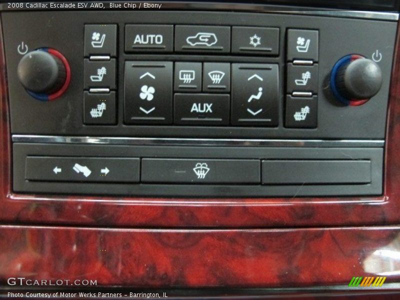 Blue Chip / Ebony 2008 Cadillac Escalade ESV AWD