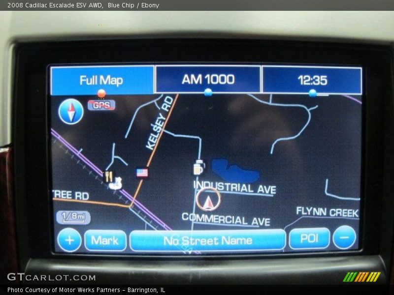 Blue Chip / Ebony 2008 Cadillac Escalade ESV AWD
