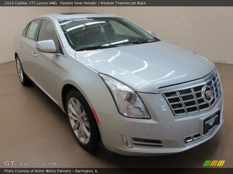 Radiant Silver Metallic / Medium Titanium/Jet Black 2014 Cadillac XTS Luxury AWD