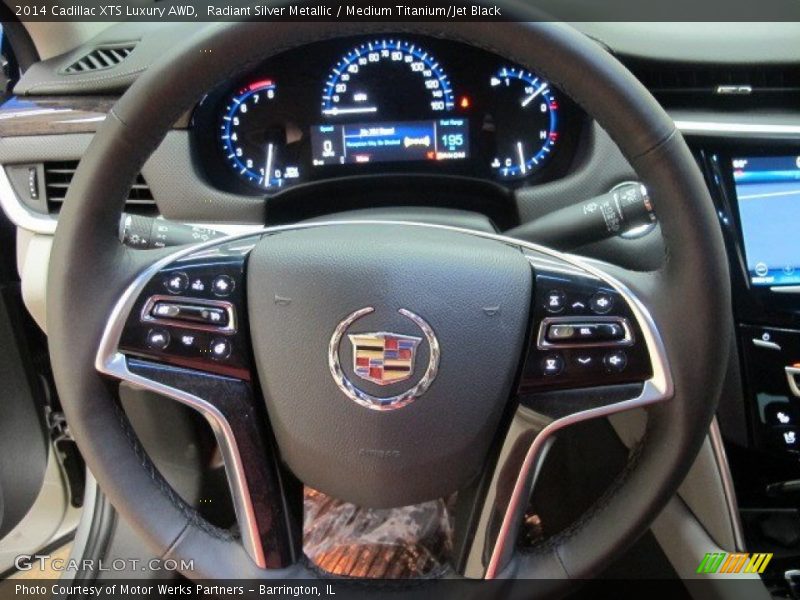 Radiant Silver Metallic / Medium Titanium/Jet Black 2014 Cadillac XTS Luxury AWD
