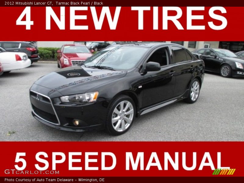 Tarmac Black Pearl / Black 2012 Mitsubishi Lancer GT
