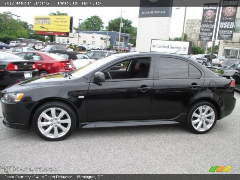 Tarmac Black Pearl / Black 2012 Mitsubishi Lancer GT