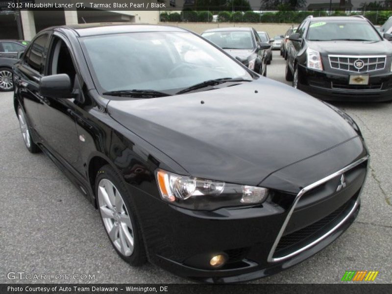 Tarmac Black Pearl / Black 2012 Mitsubishi Lancer GT