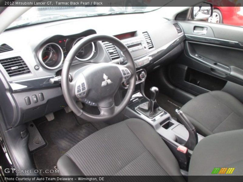 Tarmac Black Pearl / Black 2012 Mitsubishi Lancer GT