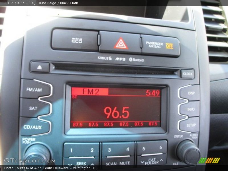 Dune Beige / Black Cloth 2012 Kia Soul 1.6