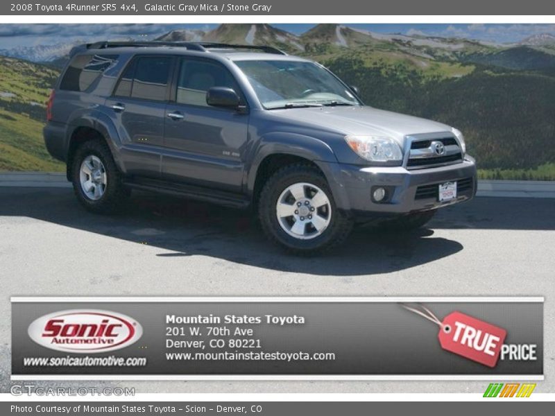 Galactic Gray Mica / Stone Gray 2008 Toyota 4Runner SR5 4x4