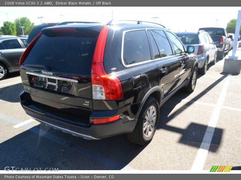 Ember Black Metallic / Off Black 2008 Volvo XC90 3.2 AWD