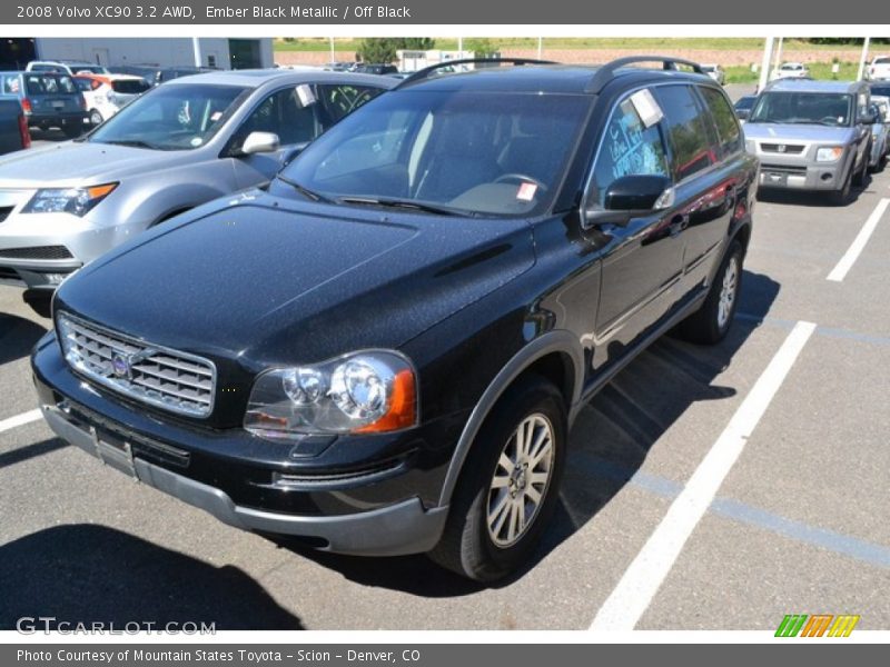 Ember Black Metallic / Off Black 2008 Volvo XC90 3.2 AWD