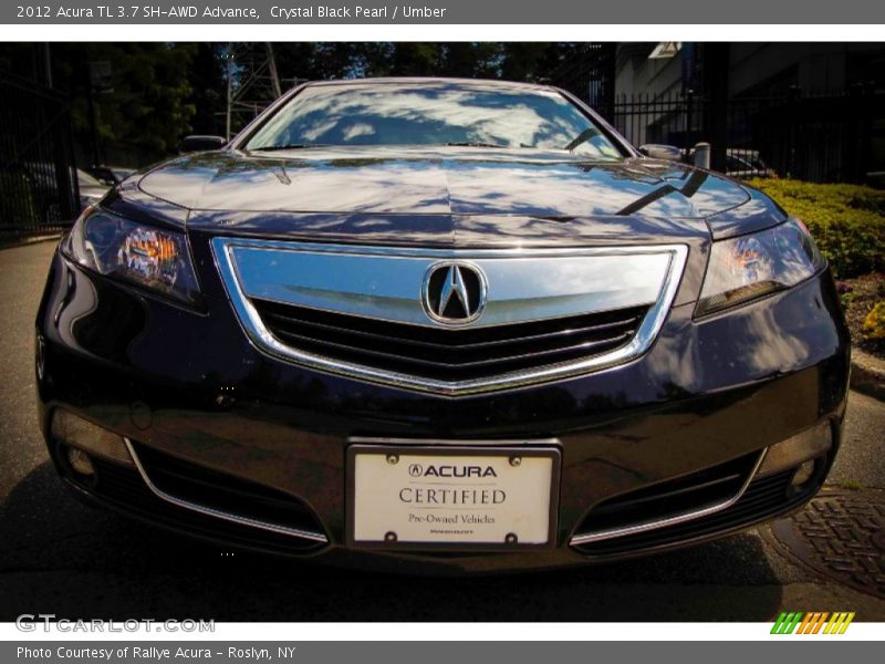 Crystal Black Pearl / Umber 2012 Acura TL 3.7 SH-AWD Advance
