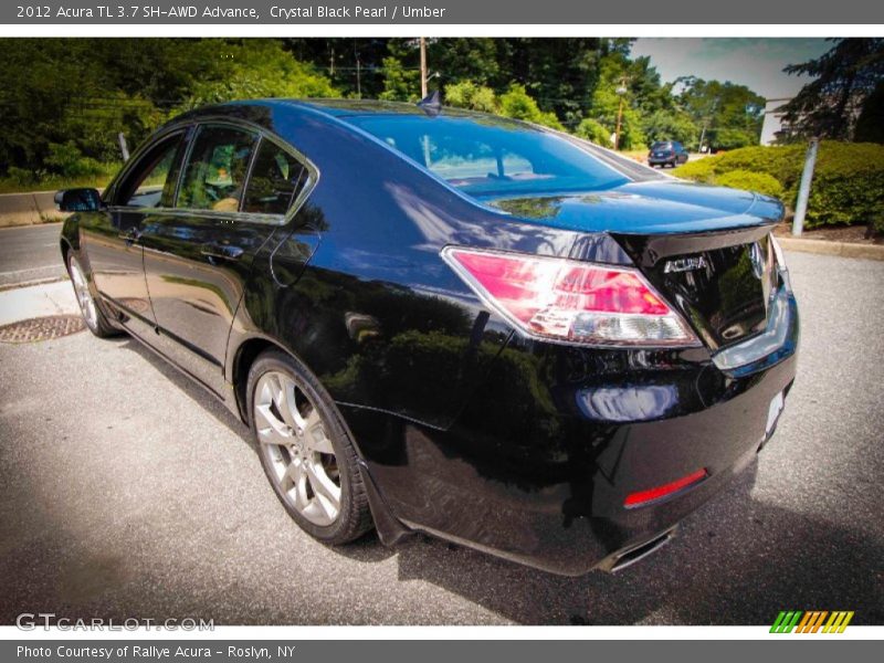 Crystal Black Pearl / Umber 2012 Acura TL 3.7 SH-AWD Advance