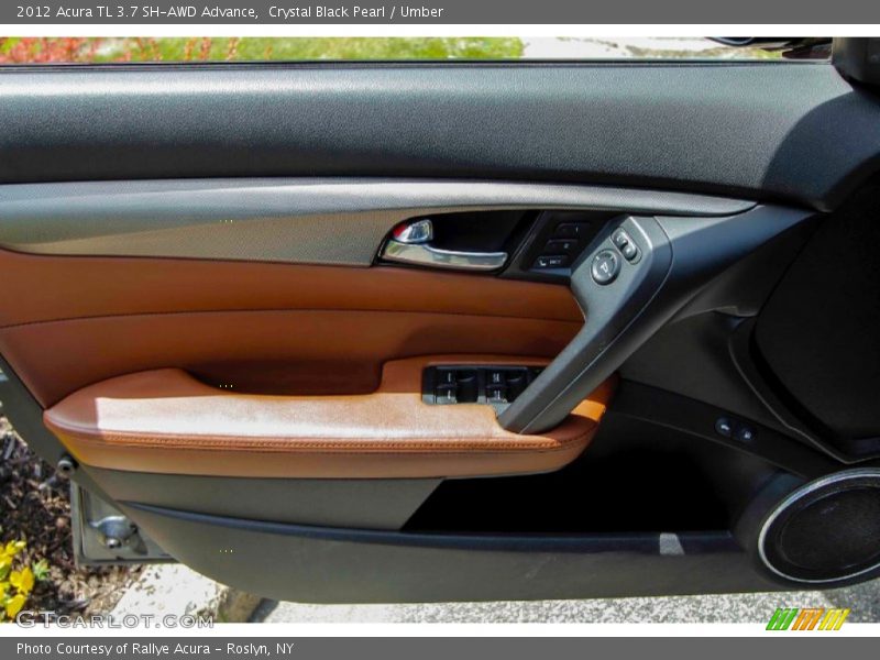 Crystal Black Pearl / Umber 2012 Acura TL 3.7 SH-AWD Advance