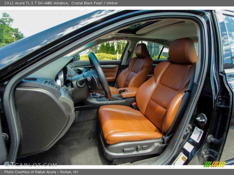 Crystal Black Pearl / Umber 2012 Acura TL 3.7 SH-AWD Advance