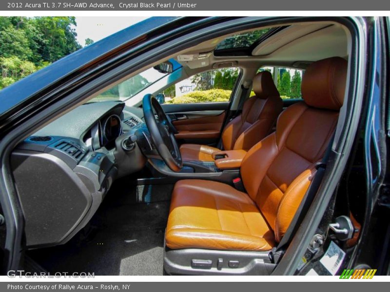 Crystal Black Pearl / Umber 2012 Acura TL 3.7 SH-AWD Advance