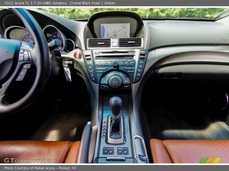 Crystal Black Pearl / Umber 2012 Acura TL 3.7 SH-AWD Advance