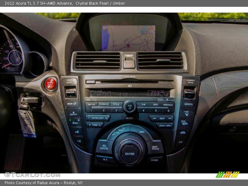 Crystal Black Pearl / Umber 2012 Acura TL 3.7 SH-AWD Advance