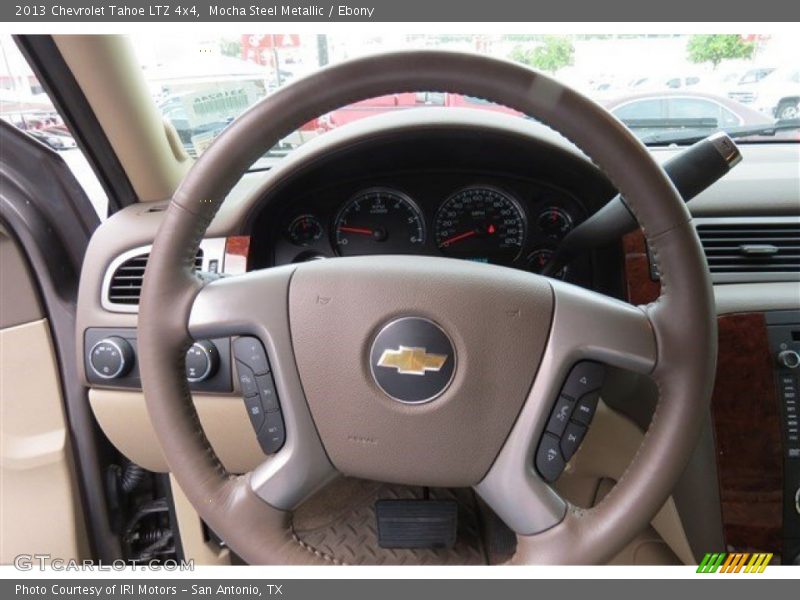 Mocha Steel Metallic / Ebony 2013 Chevrolet Tahoe LTZ 4x4