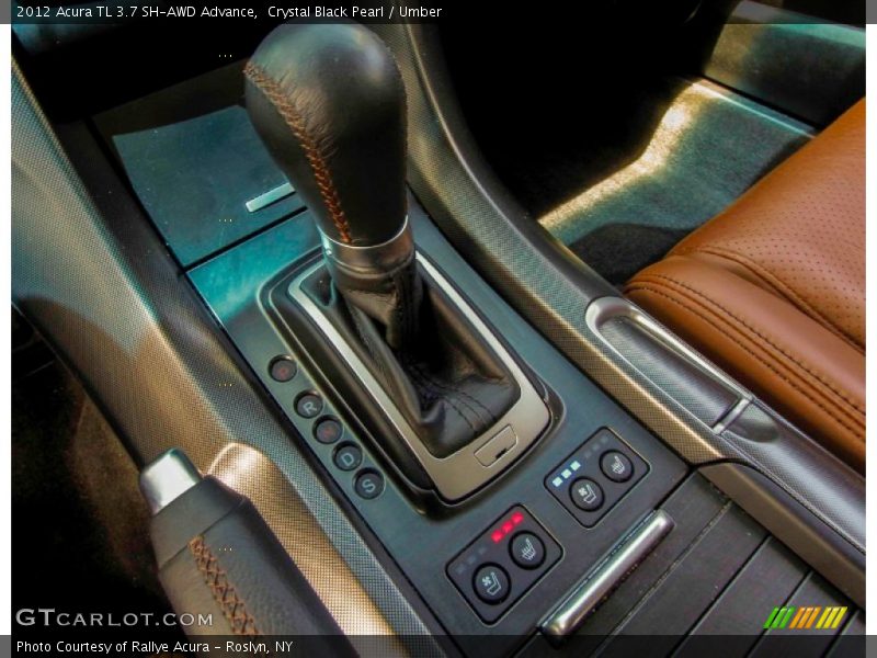 Crystal Black Pearl / Umber 2012 Acura TL 3.7 SH-AWD Advance