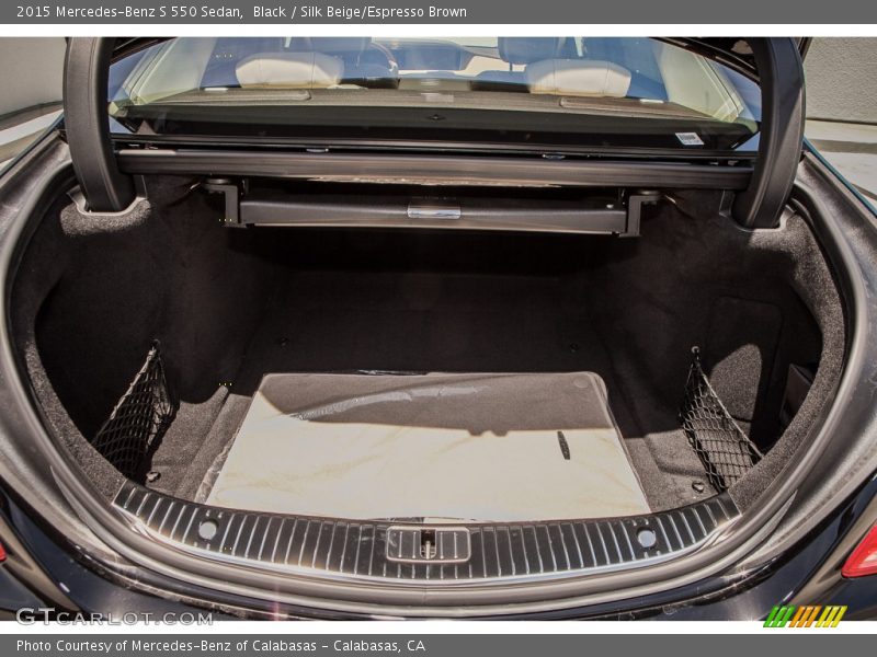 Black / Silk Beige/Espresso Brown 2015 Mercedes-Benz S 550 Sedan