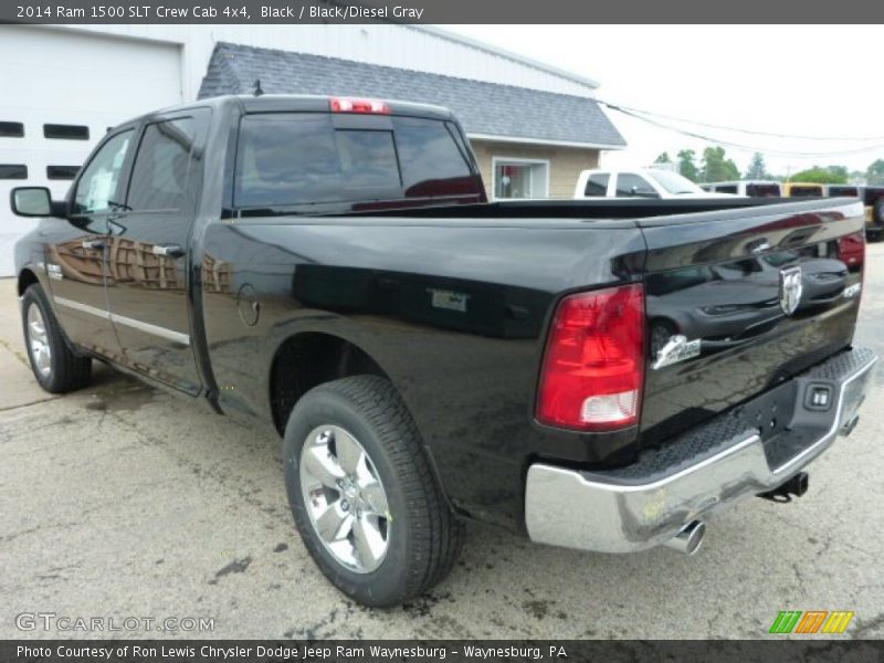 Black / Black/Diesel Gray 2014 Ram 1500 SLT Crew Cab 4x4