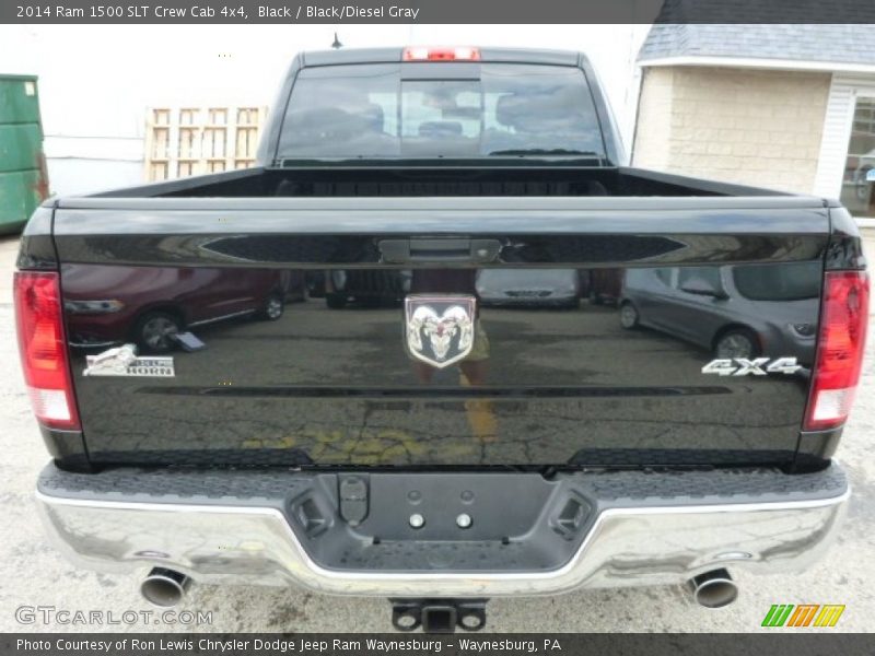 Black / Black/Diesel Gray 2014 Ram 1500 SLT Crew Cab 4x4