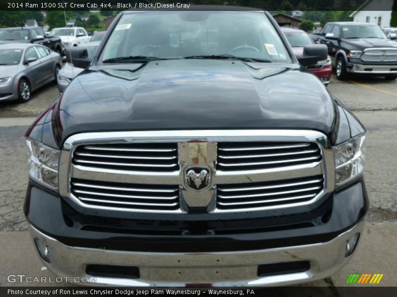 Black / Black/Diesel Gray 2014 Ram 1500 SLT Crew Cab 4x4