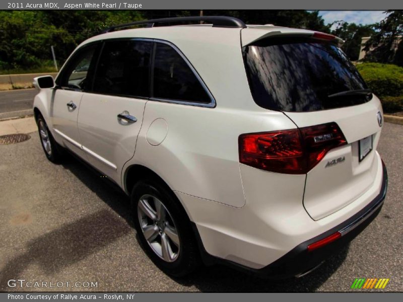 Aspen White Pearl / Taupe 2011 Acura MDX