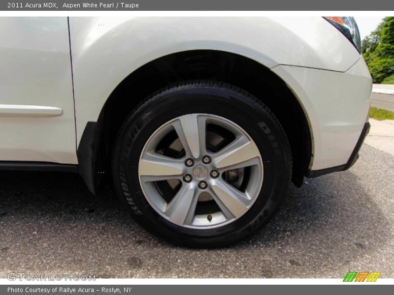Aspen White Pearl / Taupe 2011 Acura MDX