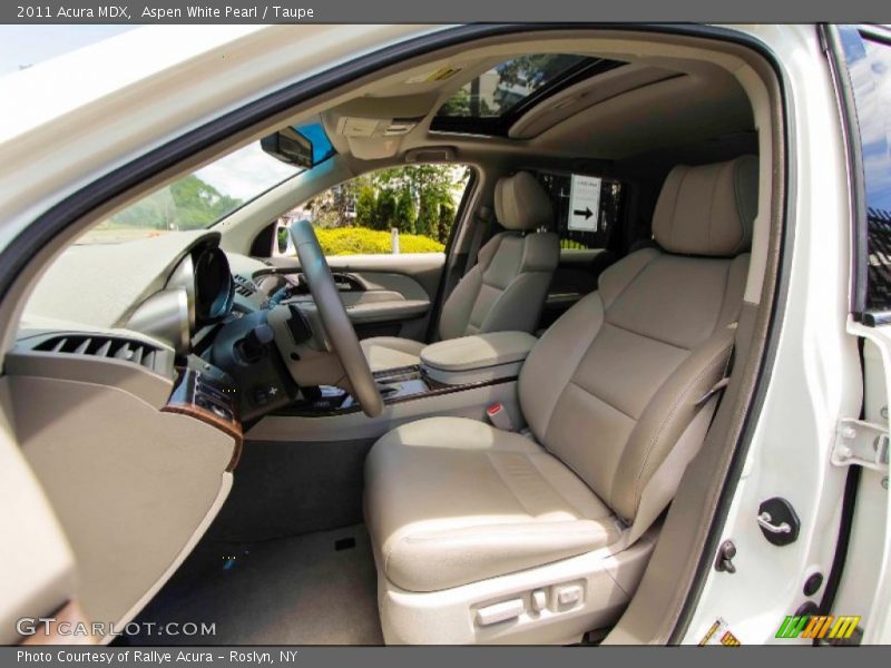 Aspen White Pearl / Taupe 2011 Acura MDX