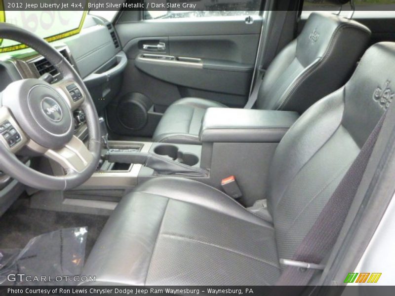 Bright Silver Metallic / Dark Slate Gray 2012 Jeep Liberty Jet 4x4