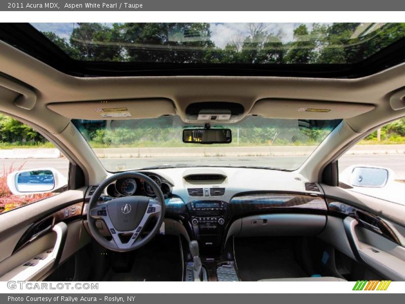 Aspen White Pearl / Taupe 2011 Acura MDX