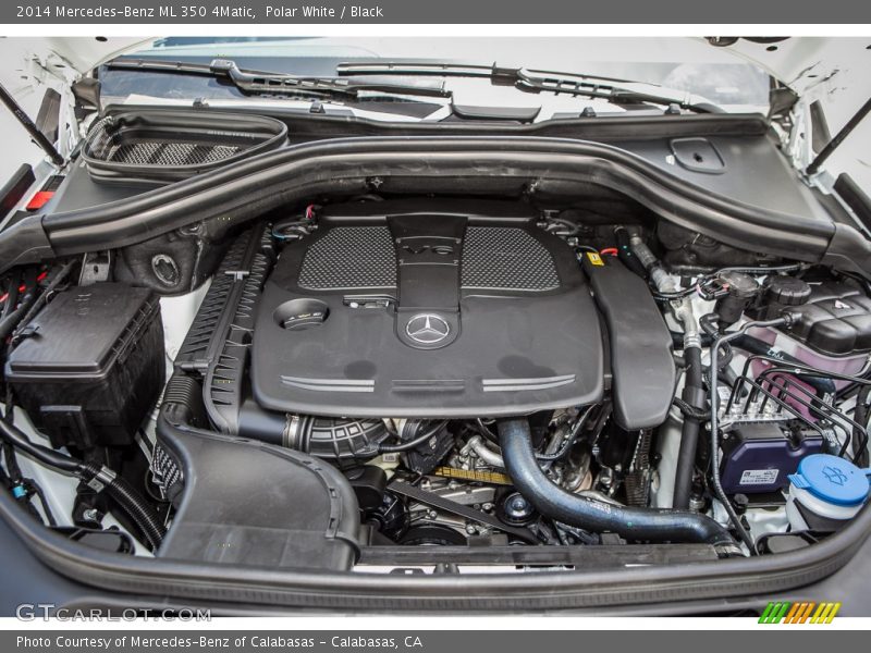 Polar White / Black 2014 Mercedes-Benz ML 350 4Matic