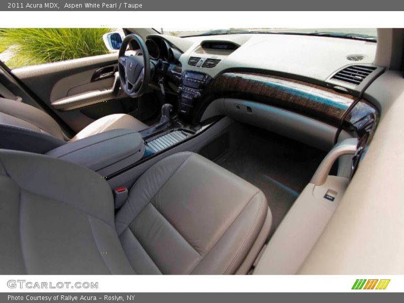 Aspen White Pearl / Taupe 2011 Acura MDX