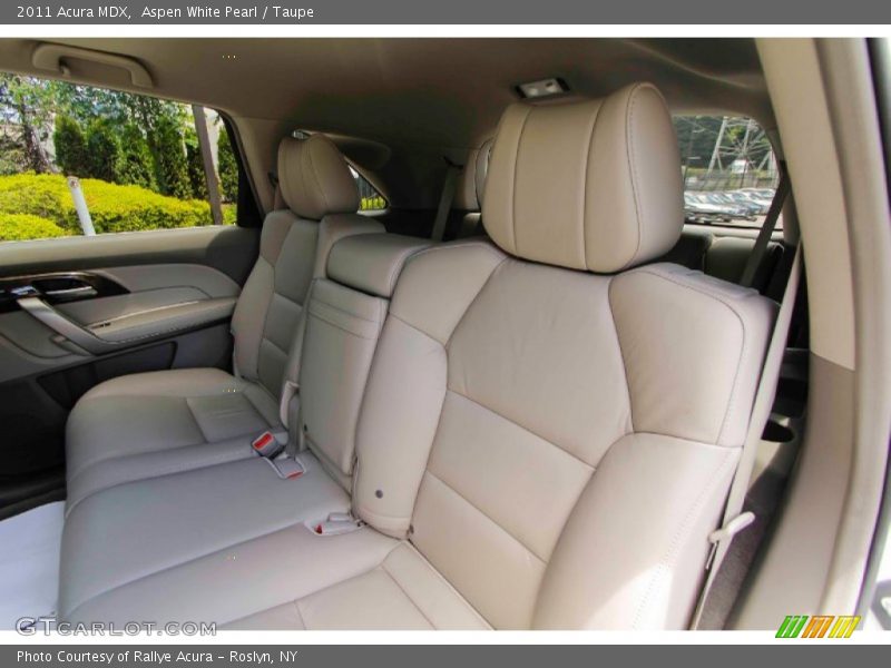 Aspen White Pearl / Taupe 2011 Acura MDX