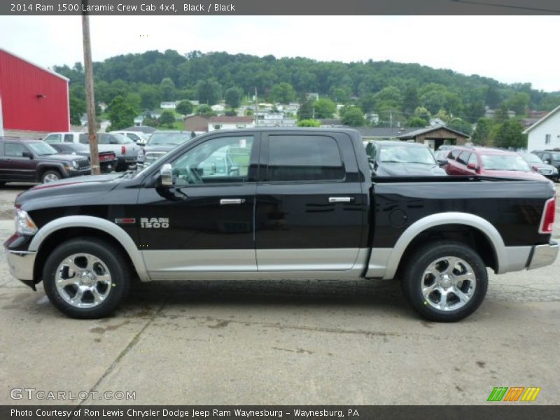 Black / Black 2014 Ram 1500 Laramie Crew Cab 4x4