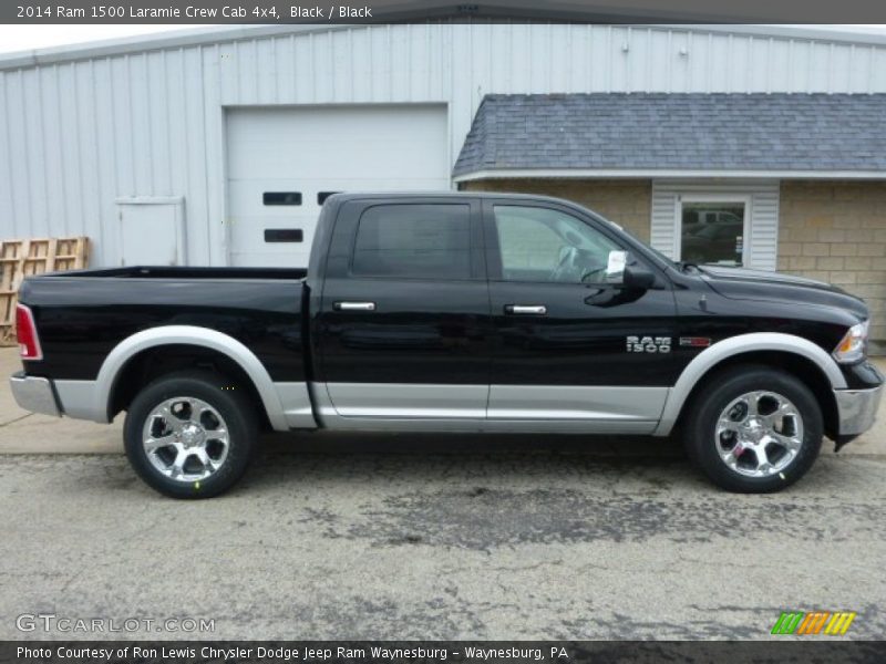Black / Black 2014 Ram 1500 Laramie Crew Cab 4x4
