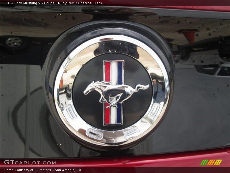 Ruby Red / Charcoal Black 2014 Ford Mustang V6 Coupe