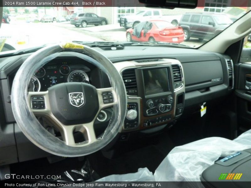Black / Black 2014 Ram 1500 Laramie Crew Cab 4x4