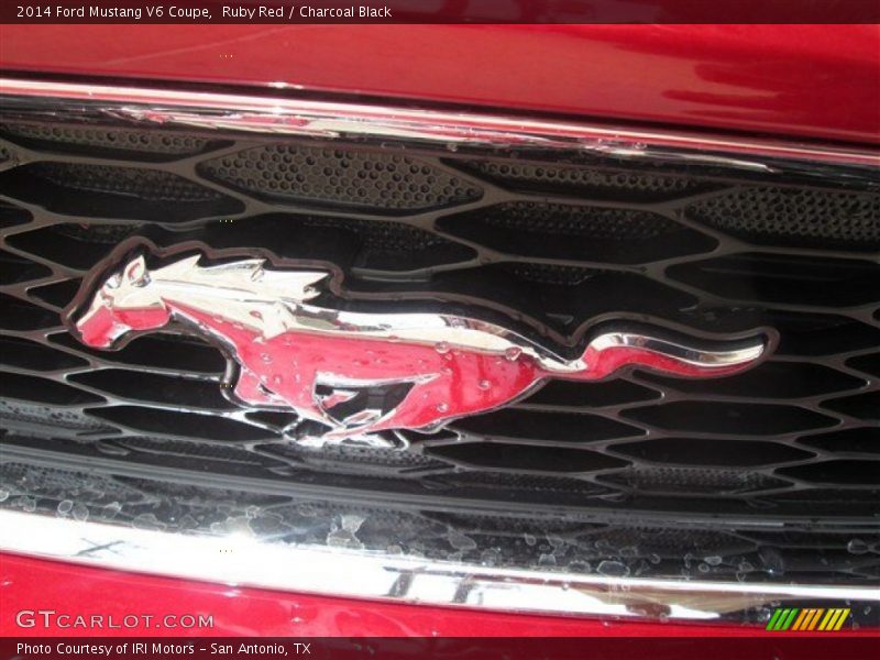 Ruby Red / Charcoal Black 2014 Ford Mustang V6 Coupe