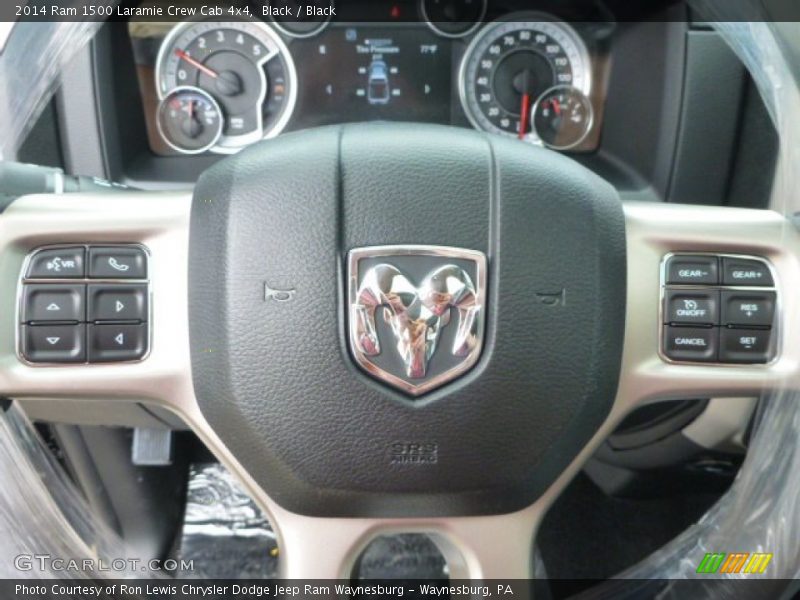Black / Black 2014 Ram 1500 Laramie Crew Cab 4x4