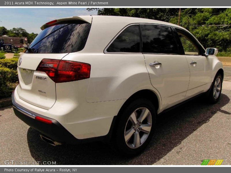 Aspen White Pearl / Parchment 2011 Acura MDX Technology