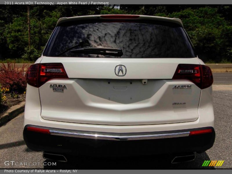 Aspen White Pearl / Parchment 2011 Acura MDX Technology