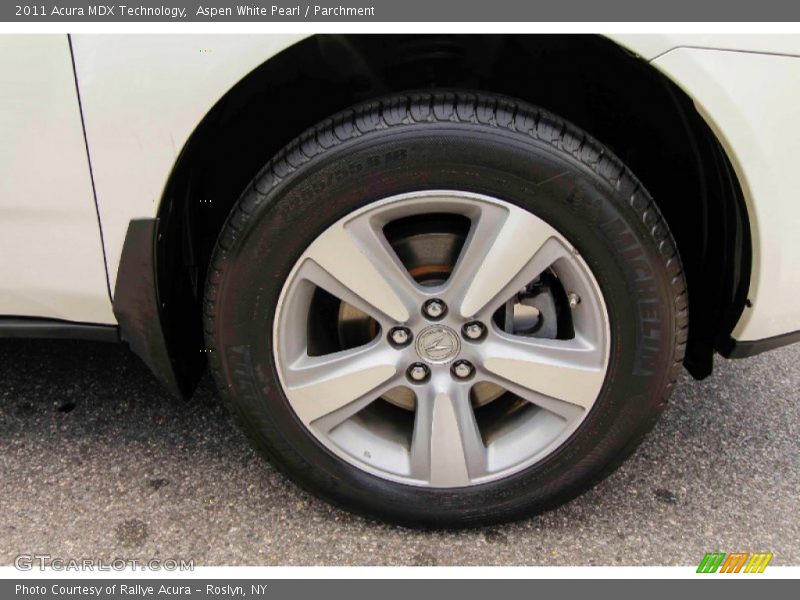 Aspen White Pearl / Parchment 2011 Acura MDX Technology