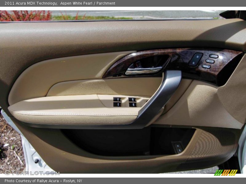 Aspen White Pearl / Parchment 2011 Acura MDX Technology