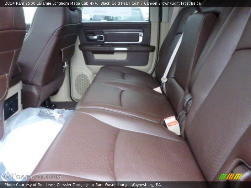 Black Gold Pearl Coat / Canyon Brown/Light Frost Beige 2014 Ram 2500 Laramie Longhorn Mega Cab 4x4